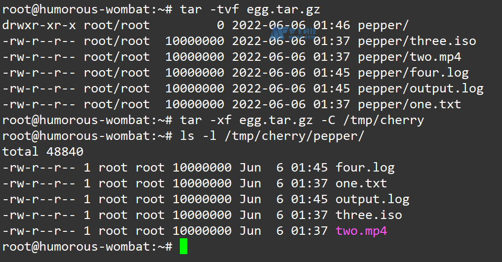 如何在Linux中使用tar和gizp命令歸檔和壓縮文件